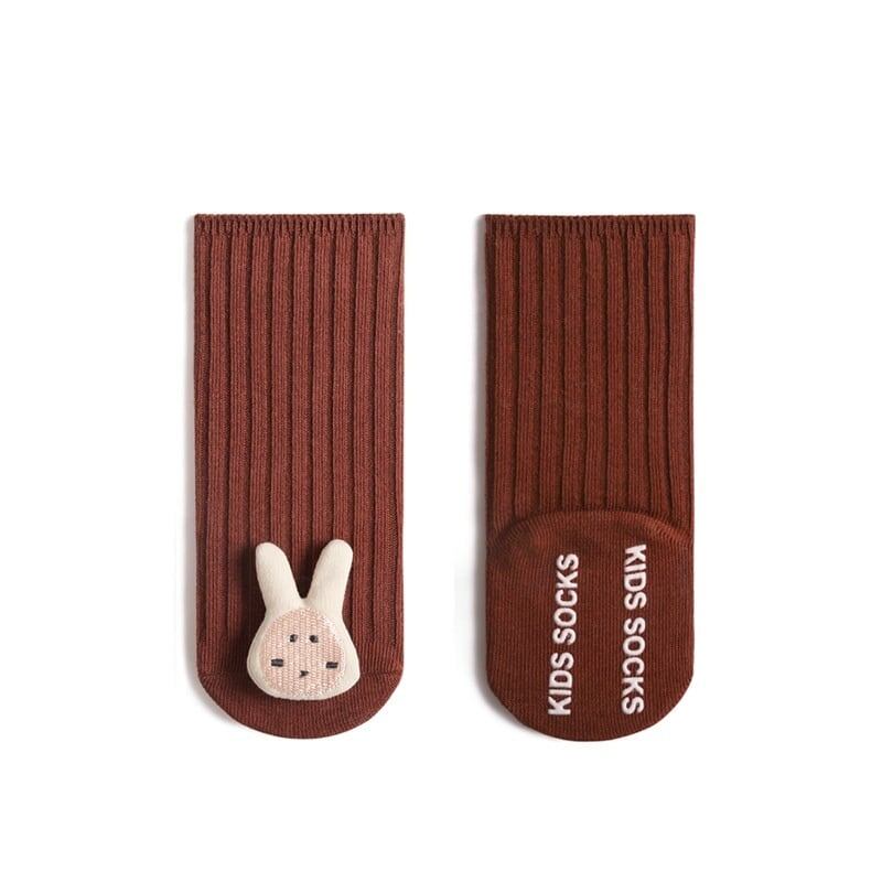 【SOCKS】可愛いアヒルリブソックス C0172