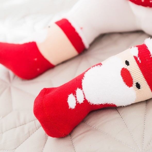 【SOCKS】クリスマスソックス 4ペアセット C0071