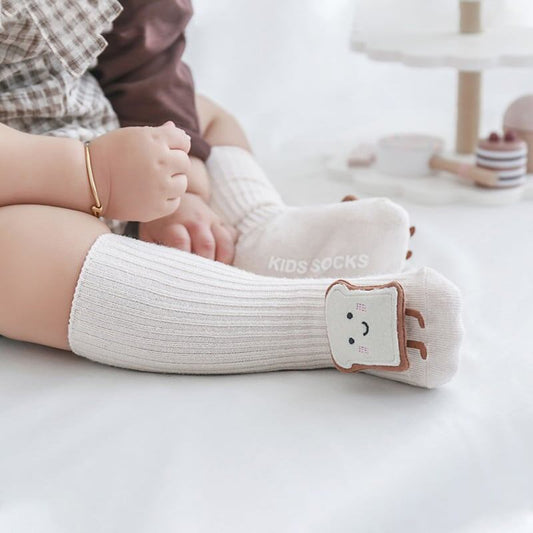 【SOCKS】Bread Logo Cute Socks C0092