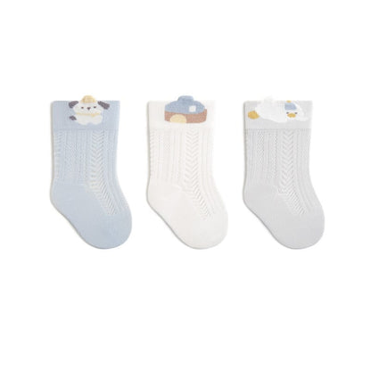 【SOCKS】夏新作　メッシュソックス3ペア S0226