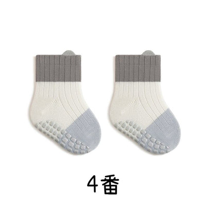 [SOCKS] Color Variation Non-Slip Socks C0003