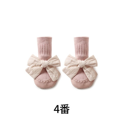 【SOCKS】可愛い蝶結び付きソックス C0203
