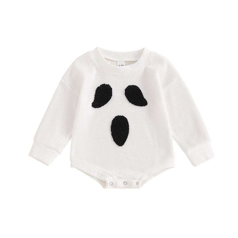 【秋新作】ハロウィーンワッフル悪魔ロンパース　全2色 A1105