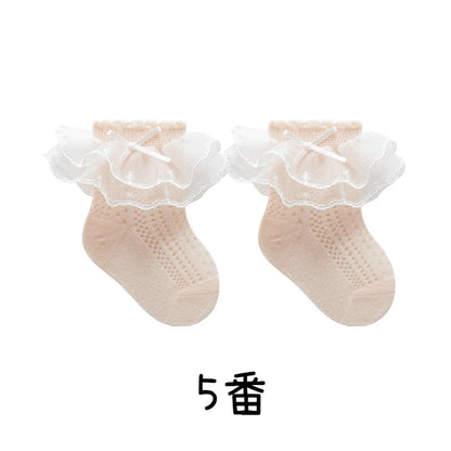 【SOCKS】New Summer Collection - Frill Breathable Socks S0138