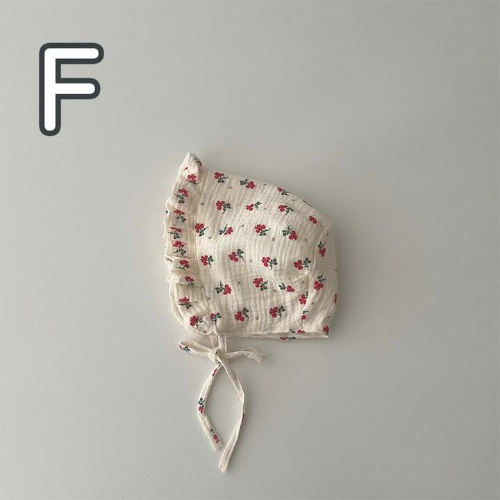 【HAT】可愛い花柄、ドット帽子 C0261