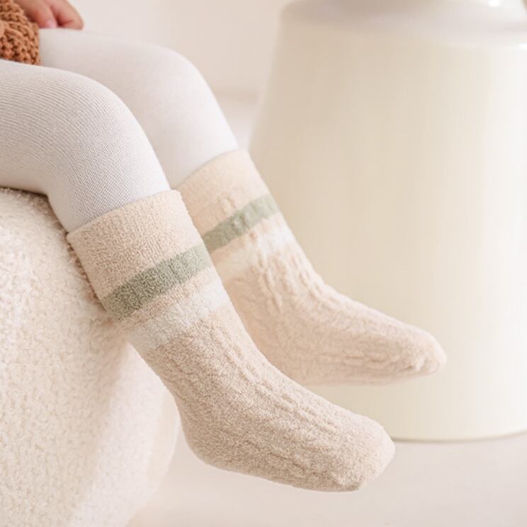 【SOCKS】カラーバリリブソックス C0040
