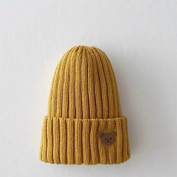Bear Pattern Knitted Hat - All 7 Colors C0084