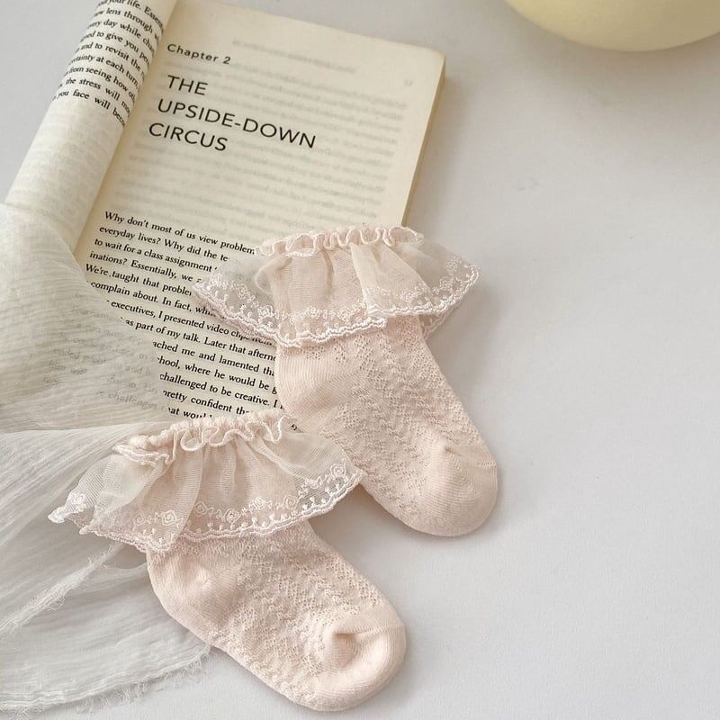 【SOCKS】可愛いレースソックス C0091