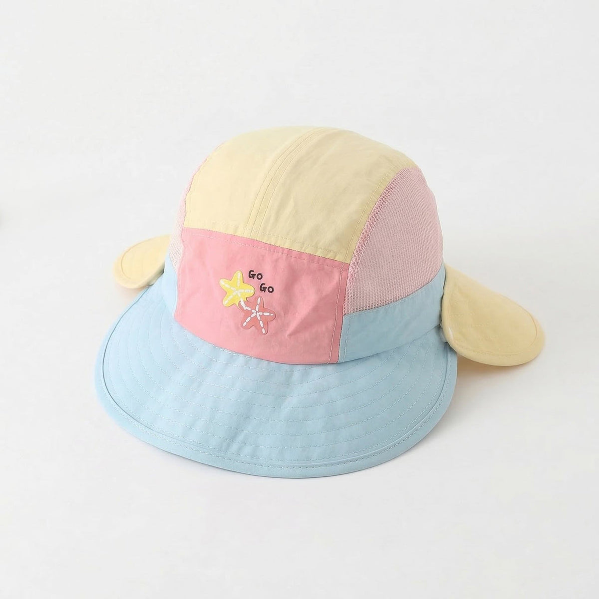 【HAT】日焼け止めカラーバリ帽子 C0189