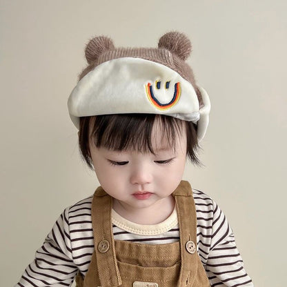 【HAT】笑顔可愛い防寒帽子 C0061