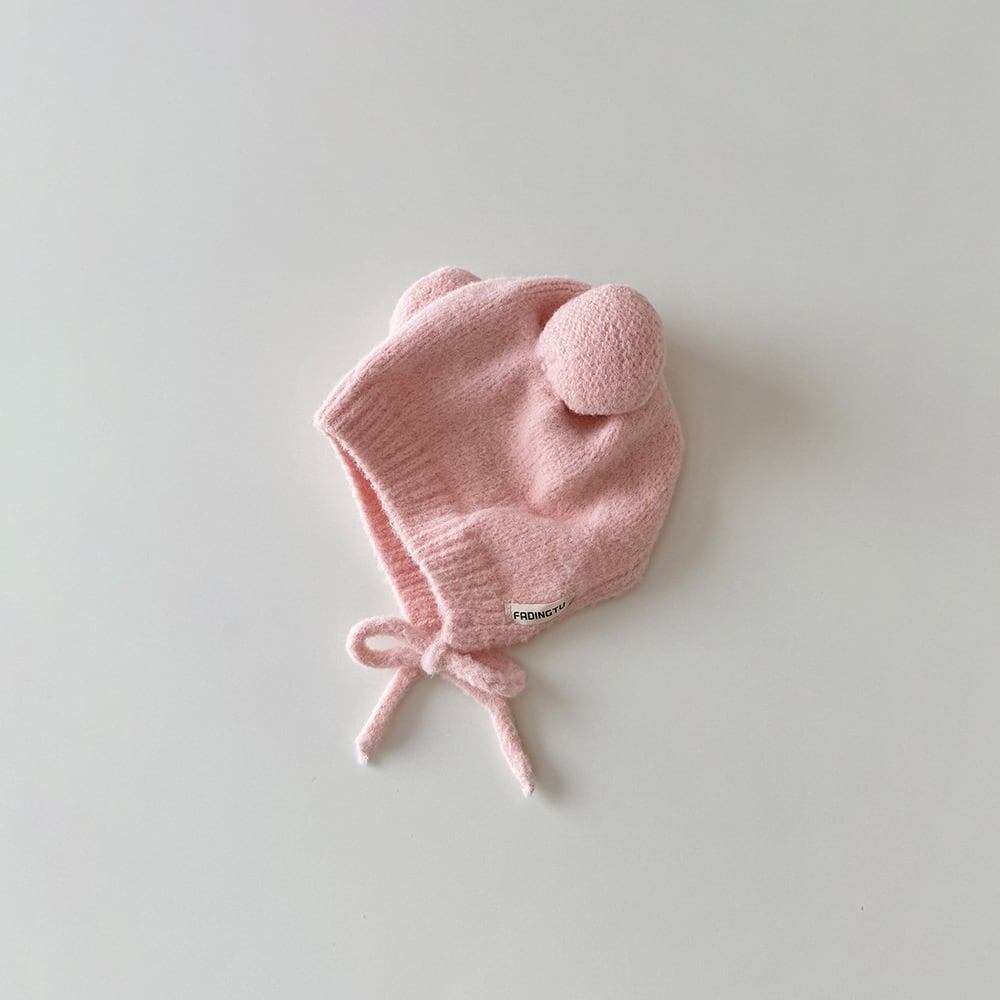 【HAT】可愛いもこもこクマ帽子 C0080