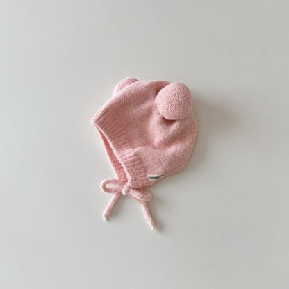 【HAT】可愛いもこもこクマ帽子 C0080