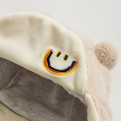 【HAT】笑顔可愛い防寒帽子 C0061