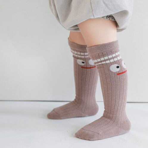 【Socks】カワイイ柄リブロングソックス 全5種類 C0056