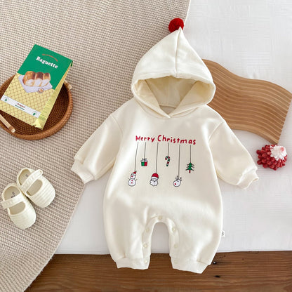 【66-90】クリスマスフードデザインオールインワン　全2色 A0429