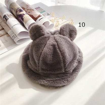 Warm Fluffy Kids' Hat C0199