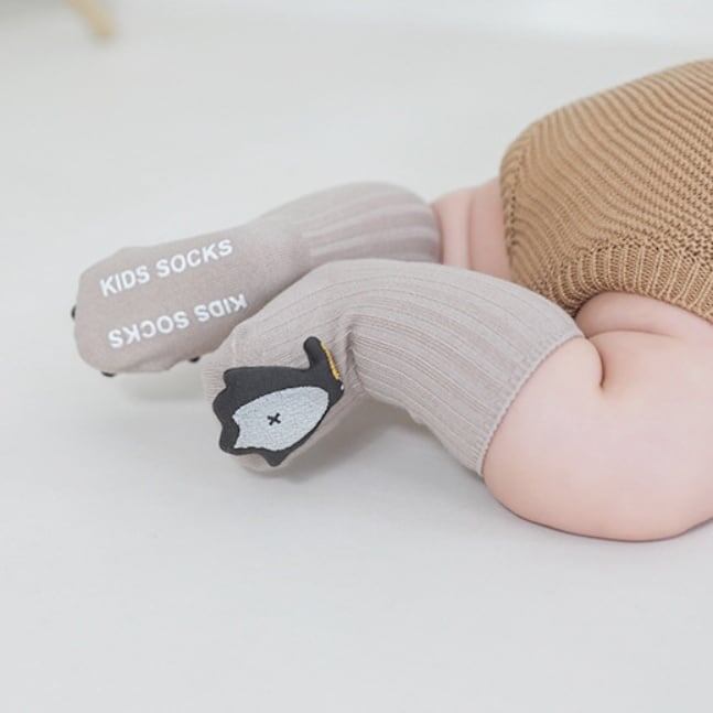 【SOCKS】可愛いアヒルリブソックス C0172