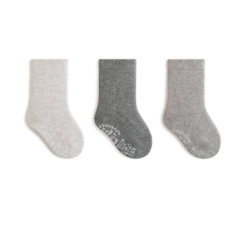 【SOCKS】無地コットンソックス 3ペア C0177
