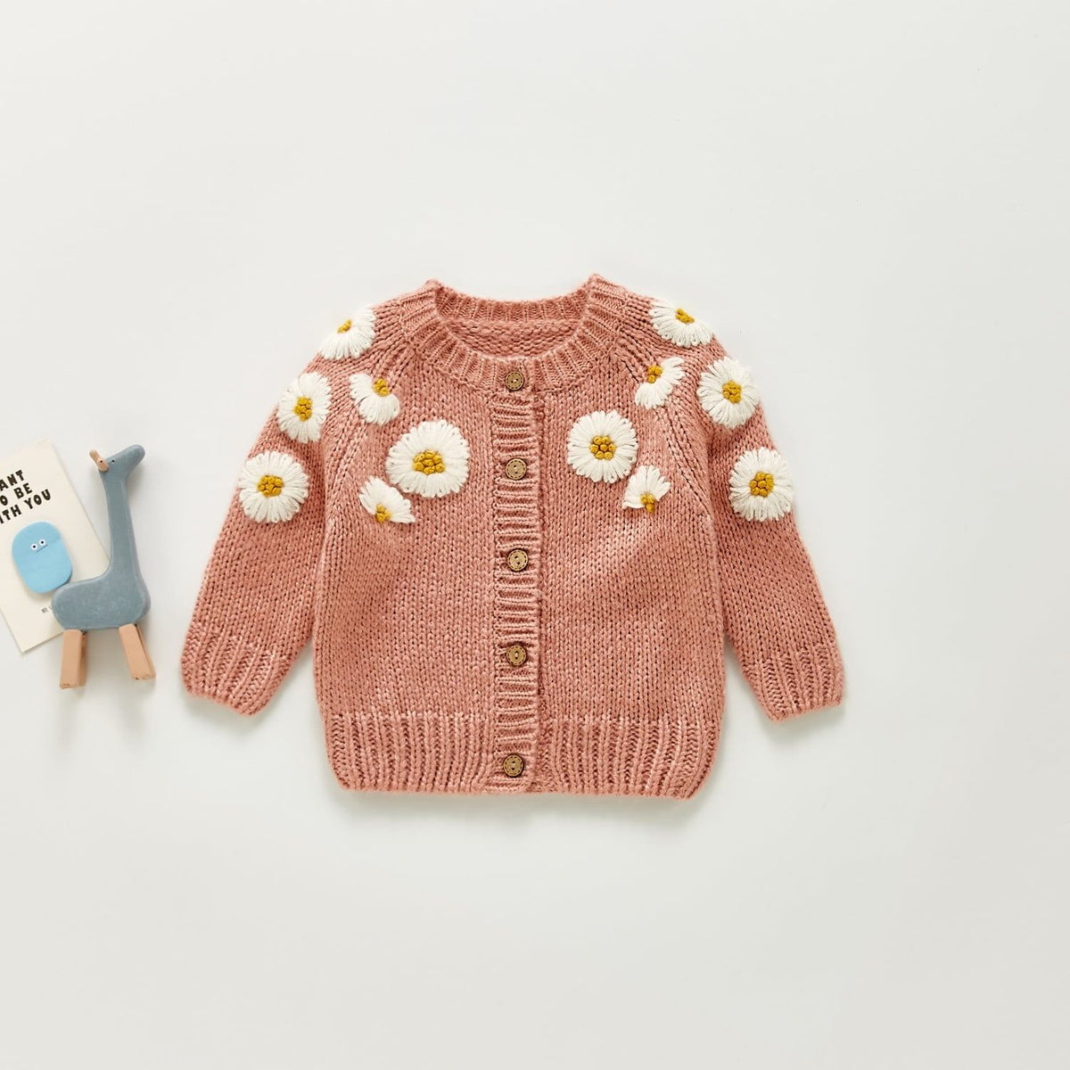 [Autumn New Arrival] Daisy Embroidery Cardigan - All 3 colors A0828