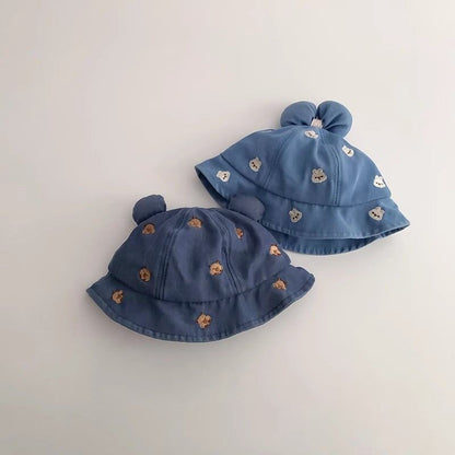 【HAT】Animal Print Denim Hat C0206