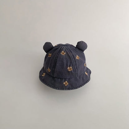 【HAT】Animal Print Denim Hat C0206