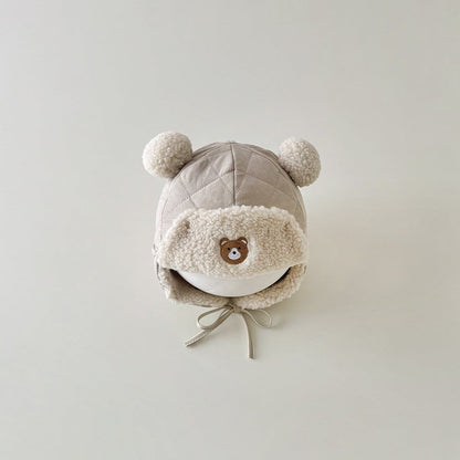 【HAT】裏起毛暖かい帽子 C0047