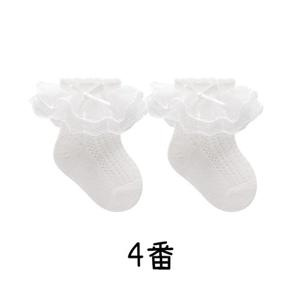 【SOCKS】New Summer Collection - Frill Breathable Socks S0138
