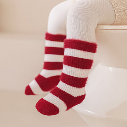 【SOCKS】暖かいレッドソックス C0179