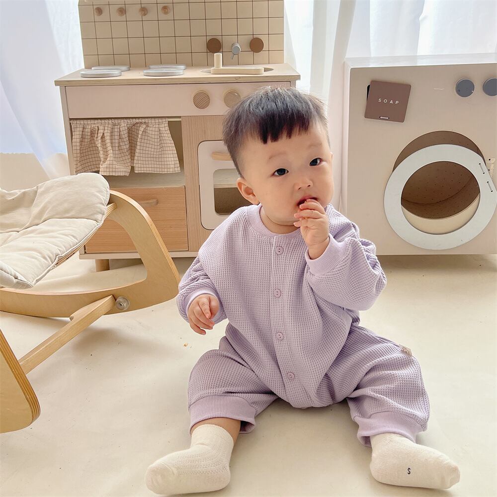 [New Autumn Collection] Waffle Casual All-in-One - All 3 Colors A0657