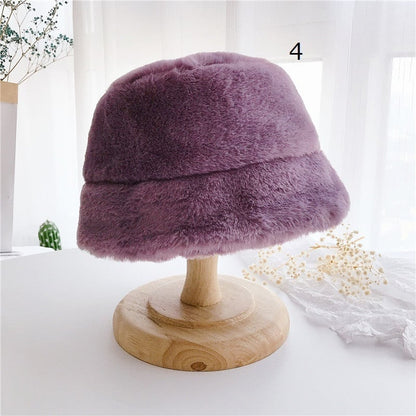 Warm Fluffy Kids' Hat C0199