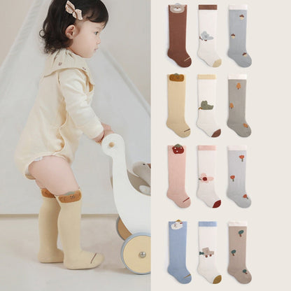 [SOCKS] Warm Cartoon Stockings - 3 Pair Set C0114