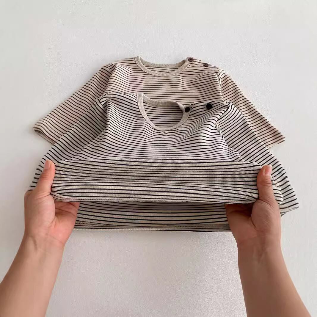 【秋新作】ボーダーシャツ A1122