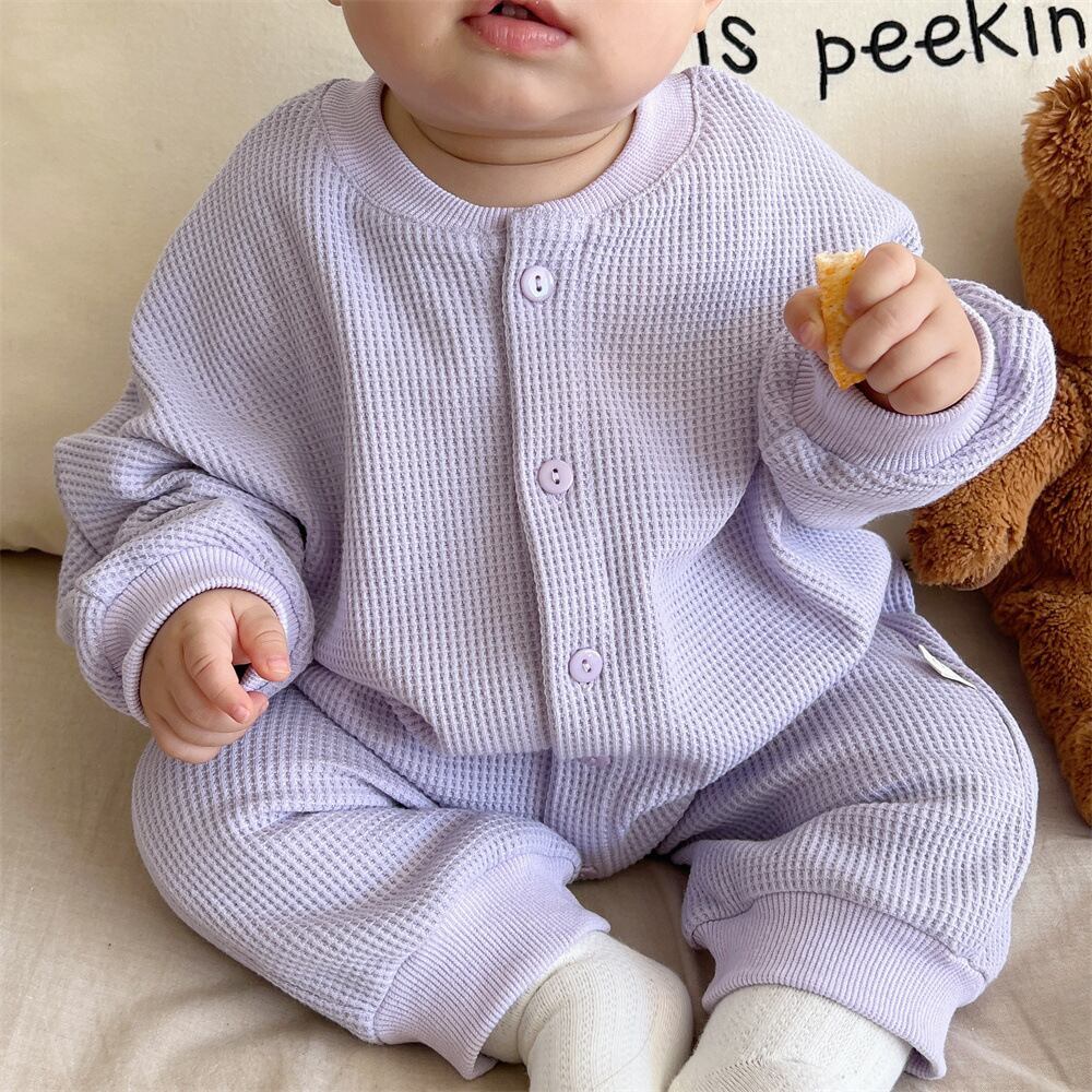 [New Autumn Collection] Waffle Casual All-in-One - All 3 Colors A0657
