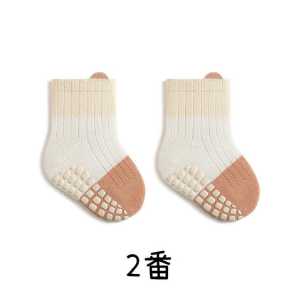 [SOCKS] Color Variation Non-Slip Socks C0003