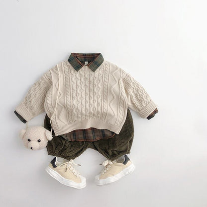 [New for Autumn] Simple Design Sweater - 3 Colors A0089
