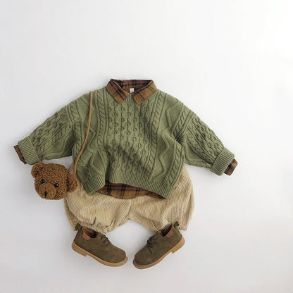 [New for Autumn] Simple Design Sweater - 3 Colors A0089