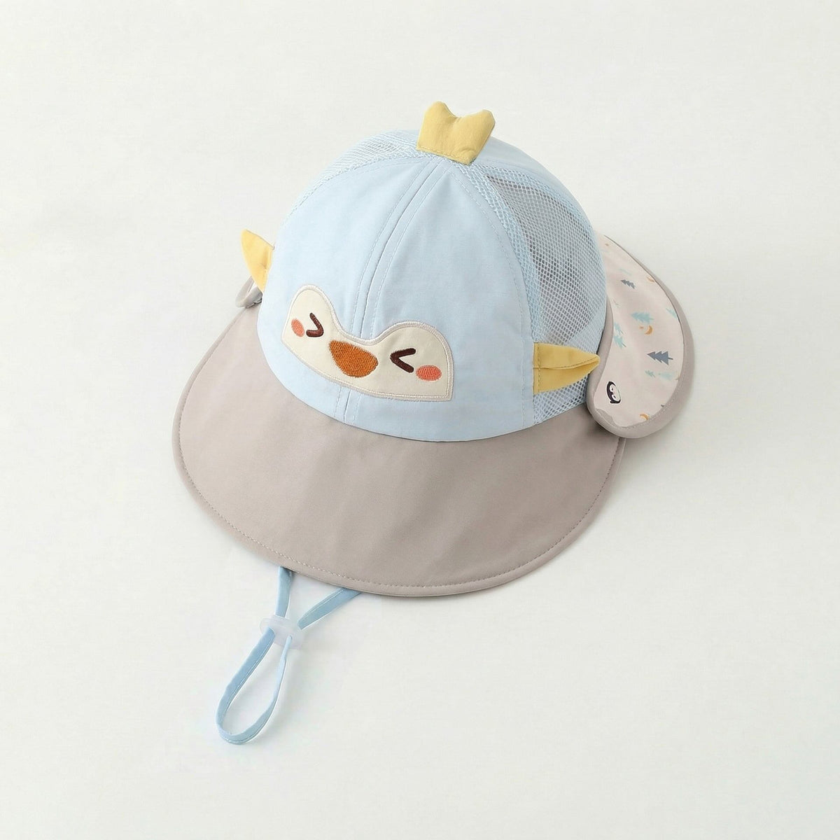 【HAT】日焼け止めカラーバリ帽子 C0189