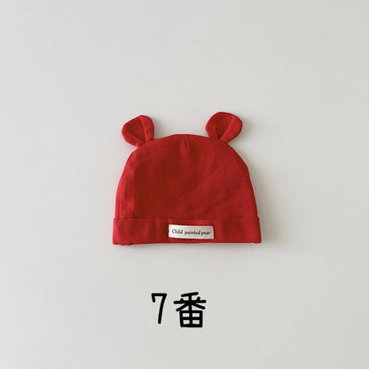 【HAT】可愛い無地ベア帽子 C0252