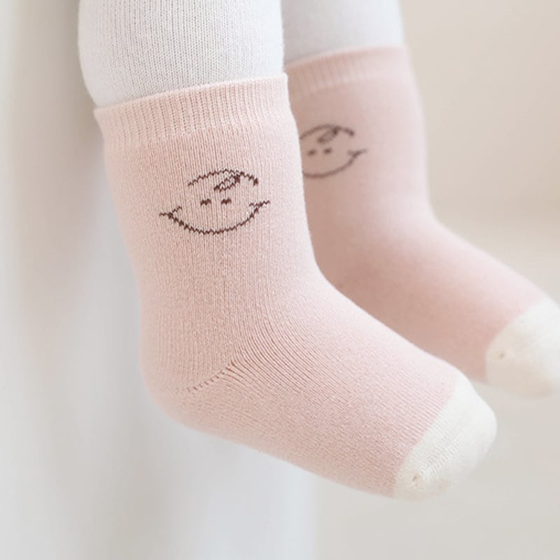 【SOCKS】暖かいアニマル柄ソックス　3ペアセット C0004
