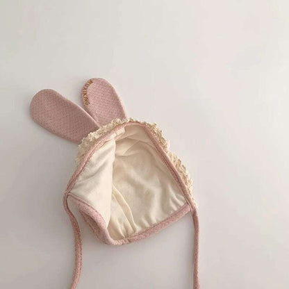 【GOODS】秋新作 うさぎデザインボンネット A0956