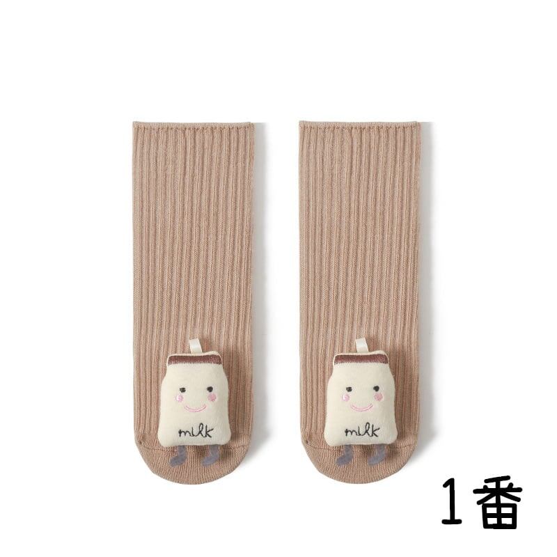 【SOCKS】パンロゴ可愛いソックス C0092