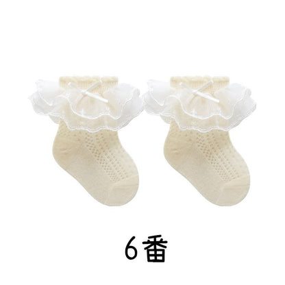 【SOCKS】New Summer Collection - Frill Breathable Socks S0138