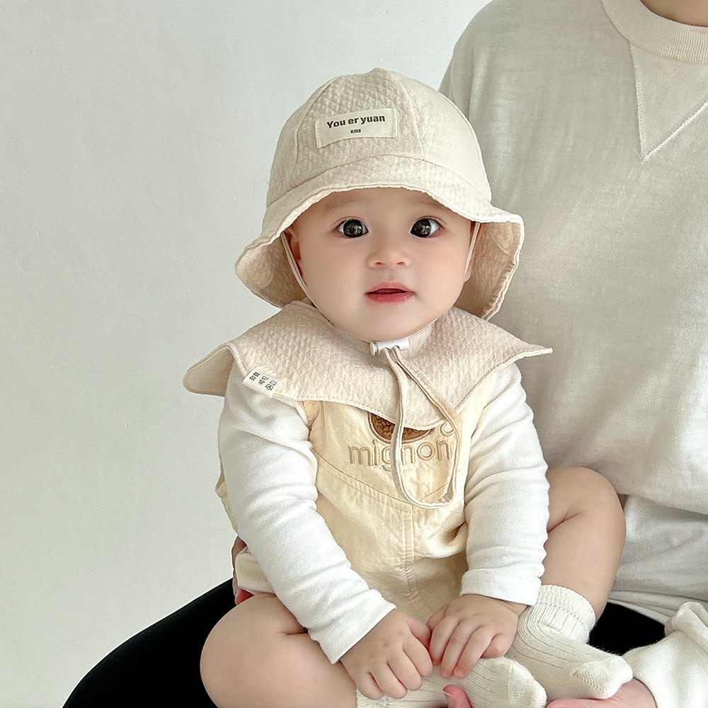 【HAT】可愛い英字ロゴボンネット C0248