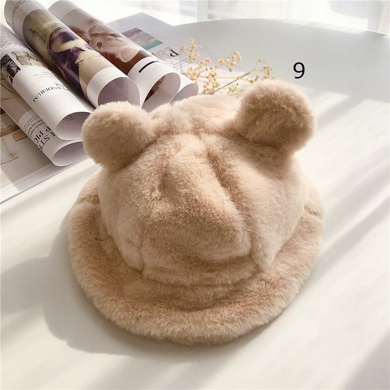 Warm Fluffy Kids' Hat C0199