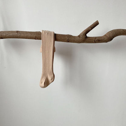 [Autumn New Arrival] Simple Ribbed Tights - All 16 Colors A0275