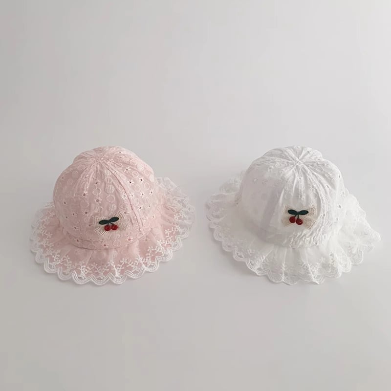 【HAT】チェリーレース帽子 C0178