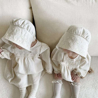 [Autumn New Arrival] Embroidered Lace Design Rompers or Dress, 2 Types, A1054