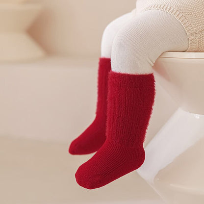 【SOCKS】暖かいレッドソックス C0179