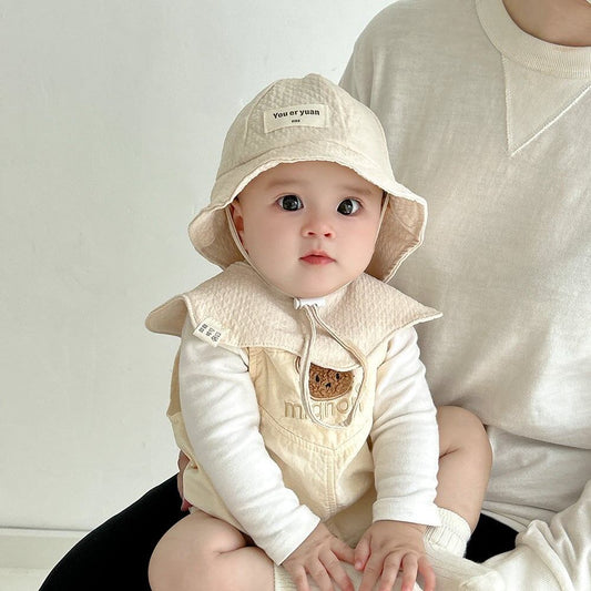 【HAT】Cute English Logo Bonnet C0248