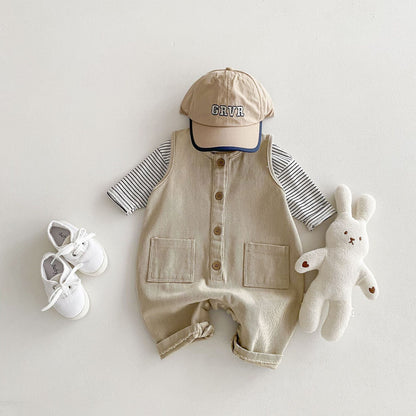 [Autumn New Arrival] Casual All-in-One with Pockets A0772